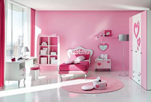 Pink girl Bedroom Design Ideas