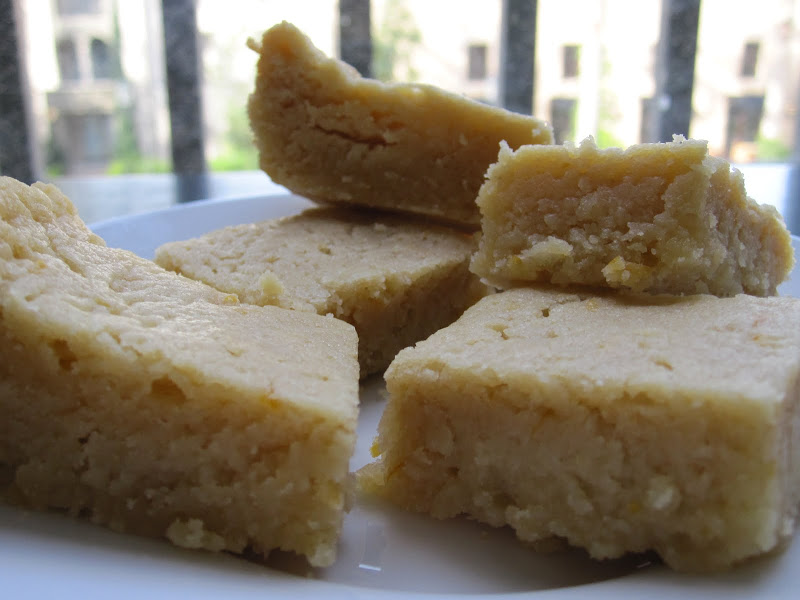 meyer lemon mascarpone blondie bars