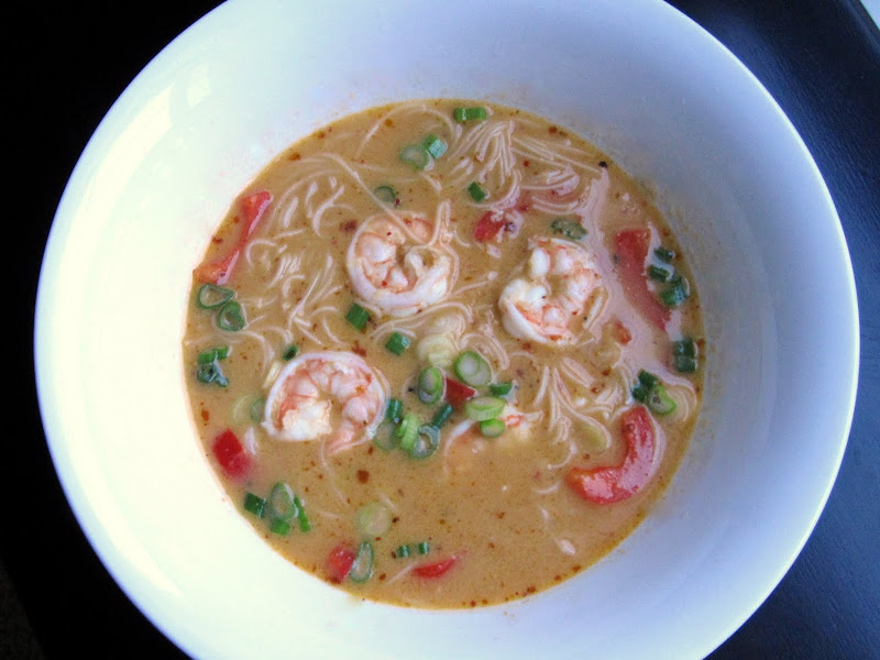 thai red curry shrimp soup