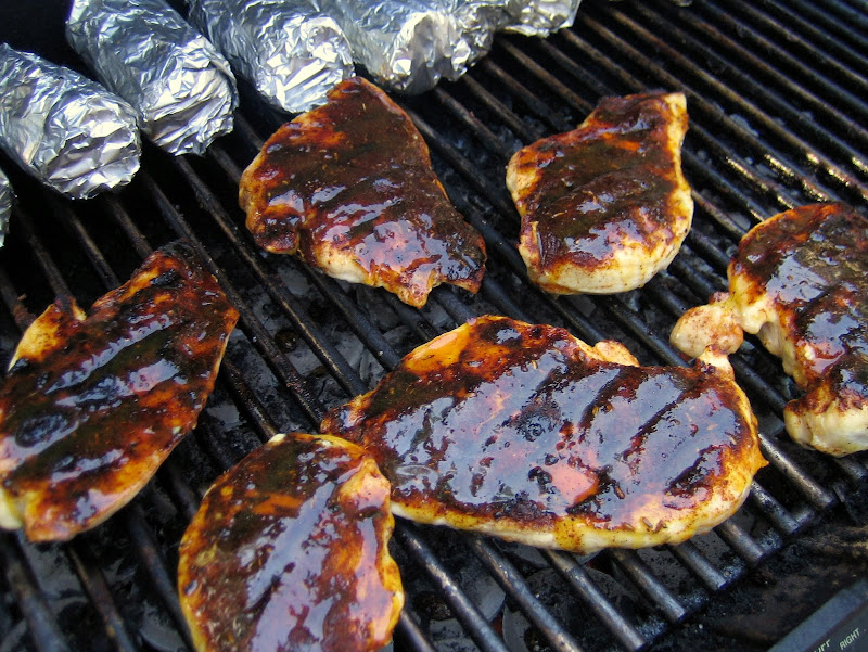 orange tangerine spice rub grilled chicken