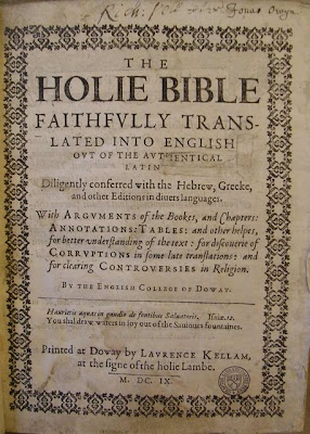 Douai Bible, 1610, title page