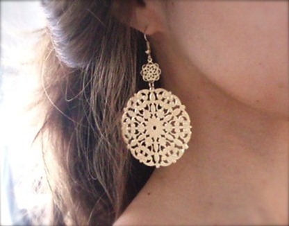 Gorjess Fashion For Less 5 Favorite Things Friday Etsy Gold Medallion Earrings