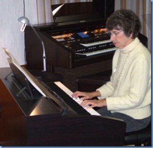Club Secretary, Colleen Kerr, played three lovely pieces for us. It was fitting that our Secretary played our Clavinova CVP-305 for the last time. As next month we shall have the brand new top-of- the-line Clavinova CVP-509 installed in our Club premises! The CVP-305 is still a great machine though and it has served us well over the last two years. Club Secretary, Colleen Kerr, played three lovely pieces for us. It was fitting that our Secretary played our Clavinova CVP-305 for the last time. As next month we shall have the brand new top-of- the-line Clavinova CVP-509 installed in our Club premises! The CVP-305 is still a great machine though and it has served us well over the last two years.