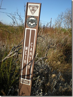 Weir Canyon Trail Weir Canyon Trail