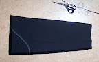 The veil about to be cut out