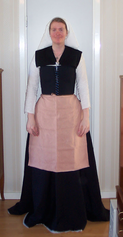 Me looking dorky with apron on