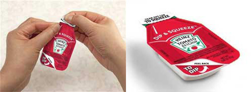 redesigned ketsup packets