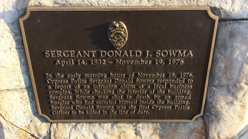 Sergeant Donald Sowma Memorial