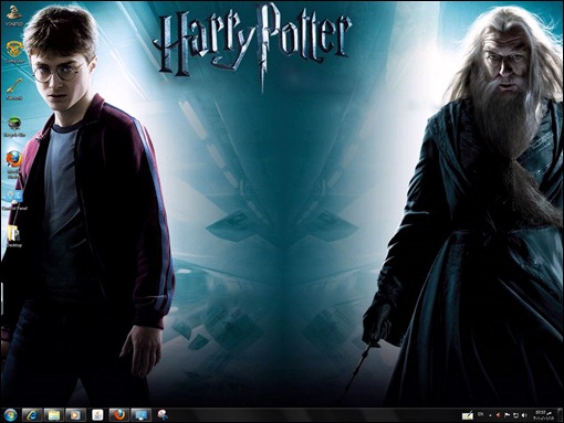 Download Free Harry Potter 6  And the Half-Blood Prince |Windows 7 Theme With HP 6 Sounds Icons &  Cursors
