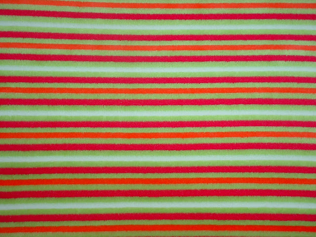 Lime Stripes Velour