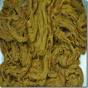 alpaca dyed red onion skins 2