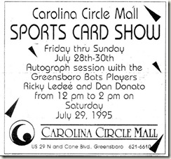 Sports Card Show July 26, 1995