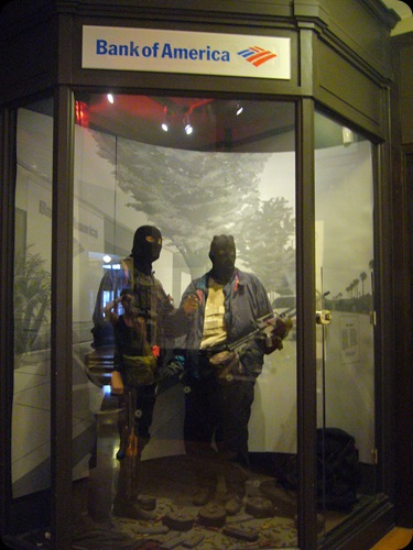 LAPD+Museum+North+Hollywood There are bullet-damaged sections from the bullet-proof glass and a ...