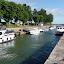 Gigny, River Saone - port de plaisance (old lock/ecluse)