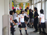 Students hanging out.