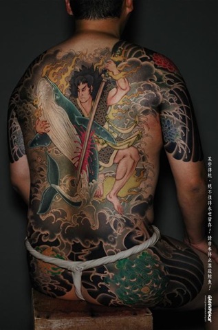 on these ads that use tattoos to illustrate the awfulness of the whaling