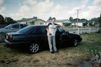 Alex and his beloved Holden!