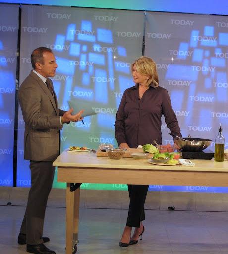 Matt Lauer was very interested in these delicious and light meals.