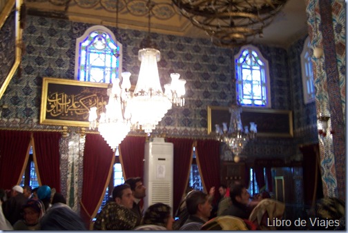 Interior del Mausoleo de la Mezquita de Eyüp