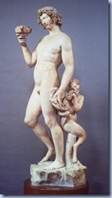 Escultura de Baco de Miguel Angel