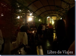 Ambiente en la terraza del restaurante Le Passage en Aix en Provence