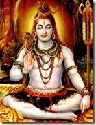 Lord Shiva in meditation