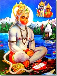 Hanuman is Rama's faithful servant