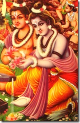 Rama and Lakshmana dedicated to dharma
