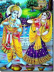 Life in the spiritual world with Radha and Krishna