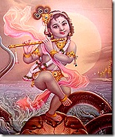 Lord Krishna dancing on the Kaliya snake