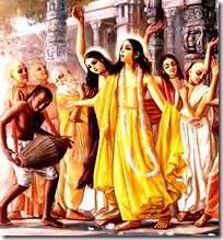 Lord Chaitanya and associates