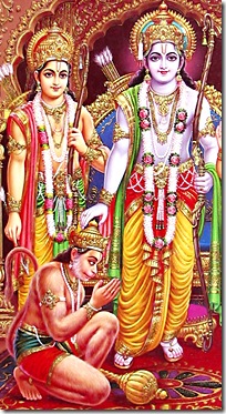 Rama, Lakshmana, and Hanuman