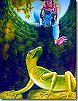 Krishna rescuing King Nriga