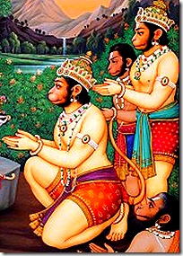 Hanuman and the Vanaras