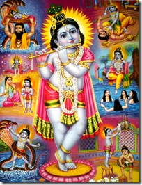 Krishna and His pastimes