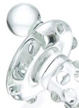 Glass Twister Dildo Base