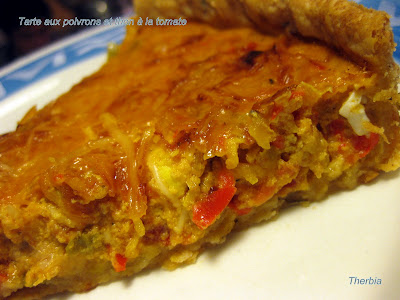 Tarte aux poivrons et thon à la tomate IMG_1122