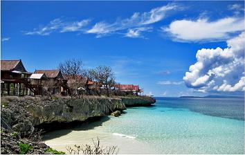 Tanjung Bira cottage, white sand beach