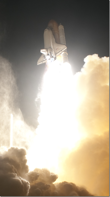 lanzamiento del endeavour