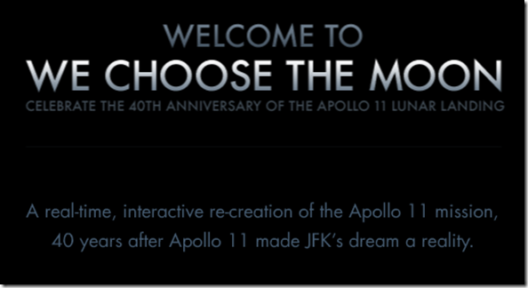 viaje virtual del apollo 11