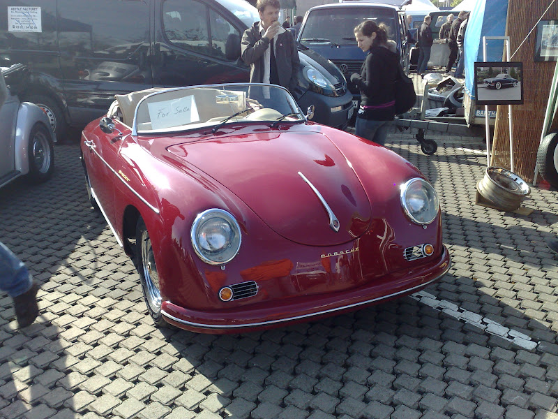 356 Speedster Seltener Gast beim Maikäfertreffen 2008