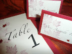 Table Card &amp;  Place Cards