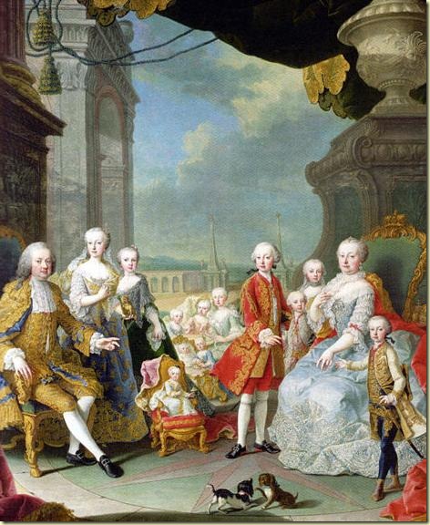 Maria Teresa y su familia. Maria Teresa y su familia.