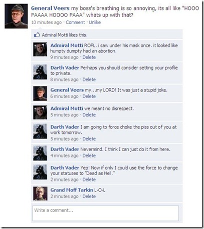 facebook starwars