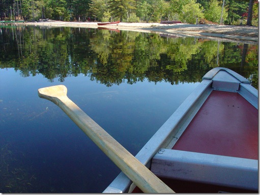 canoe foreground