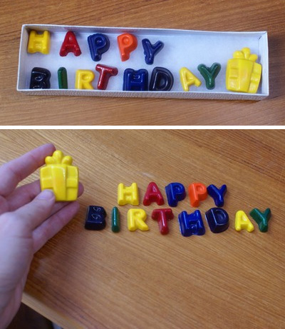 MyKangaroo: HAPPY BIRTHDAY spelled out in assorted colored crayons MyKangaroo: HAPPY BIRTHDAY spelled out in assorted colored crayons