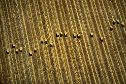 Breathtaking Aerial Photographs By Alex Maclean Seen On coolpicturesgallery.blogspot.com Or www.CoolPictureGallery.com hay_bales
