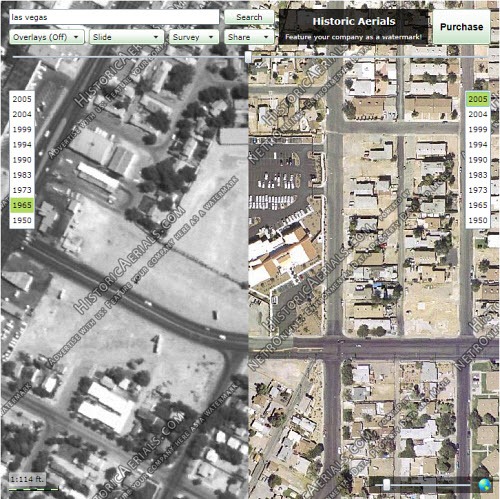 aerial photo lasvegas