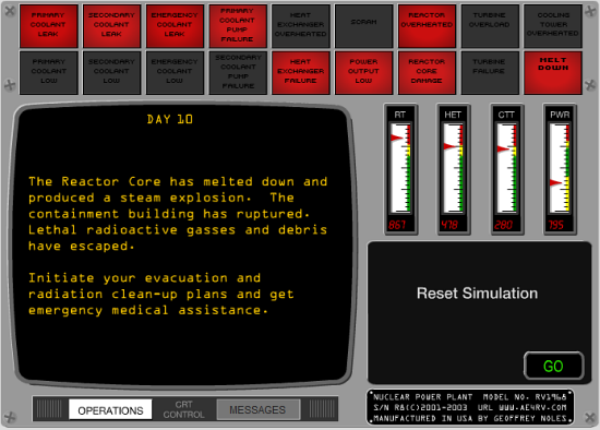 Nuclear Power Plant Simulator Software
