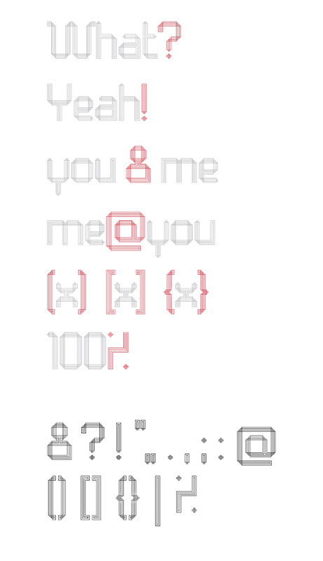 Pattern Font
